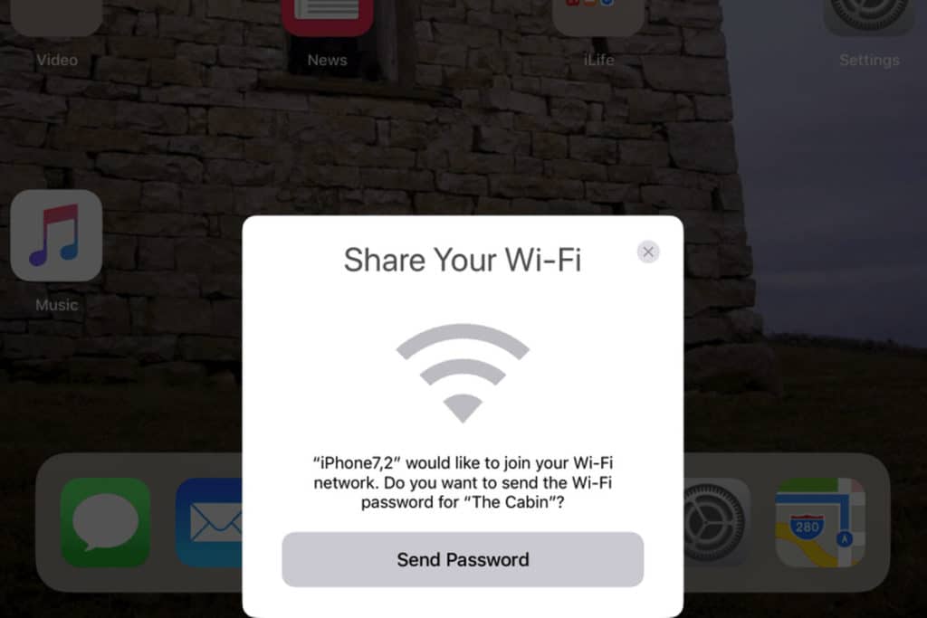 Condividere passowrd del Wi-Fi - iOS 11 (1)