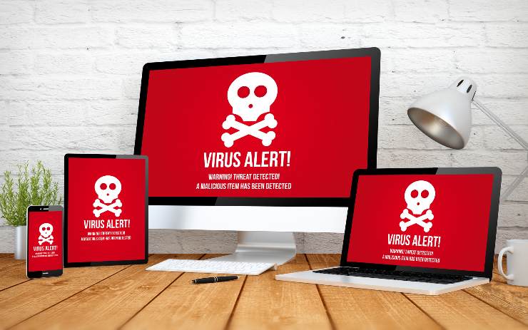 Dispositivo affetto da virus