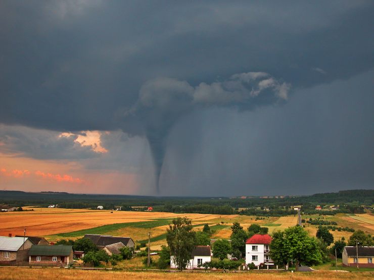 Tornado in campagna