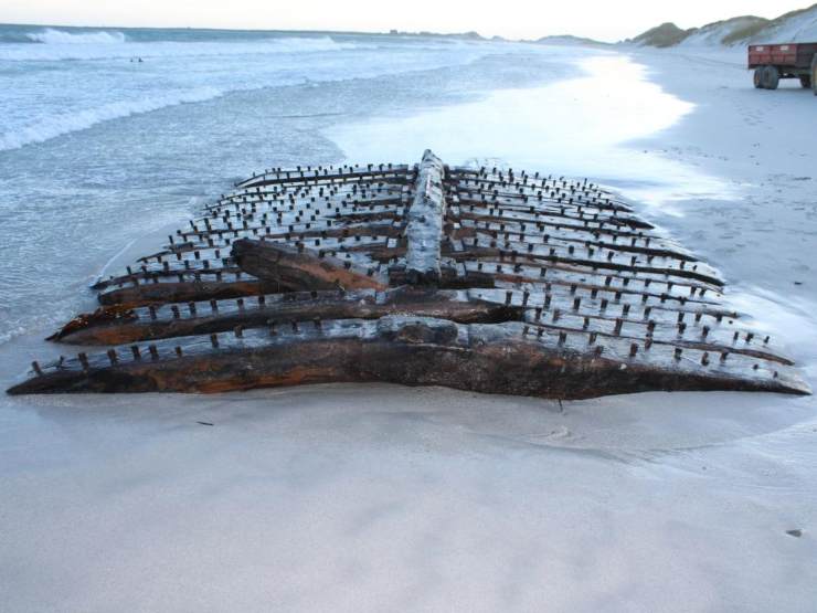 relitto sulla spiaggia di Sand o’Erraby