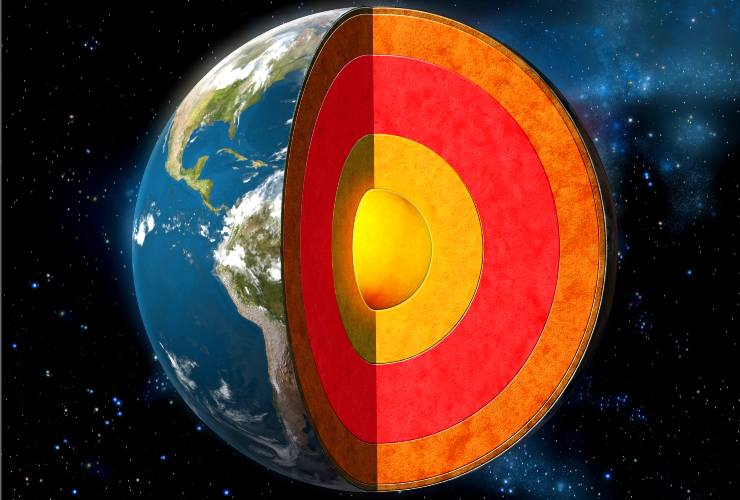 Illustrazione del mantello terrestre (Depositphotos)