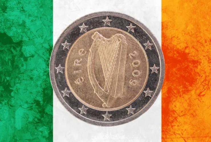 2 euro irlandese (Depositphotos foto)