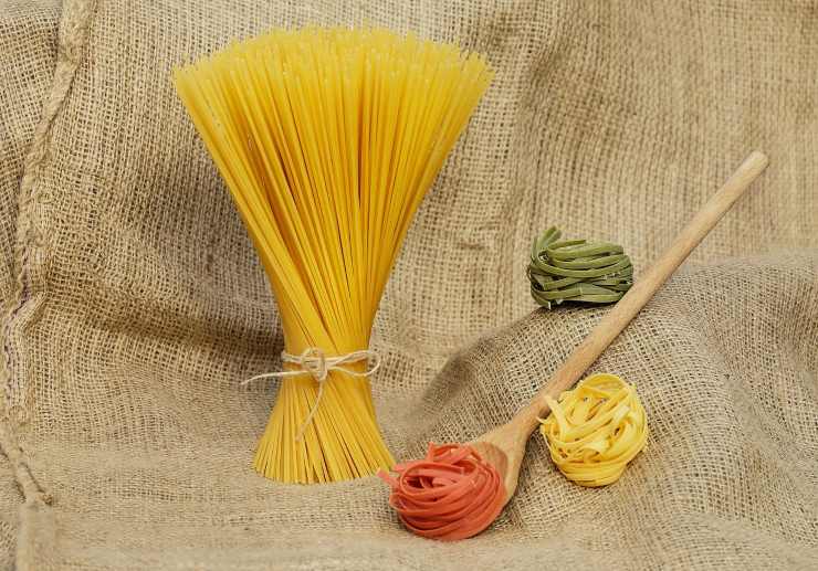 Illustrazione di spaghetti e tagliolini (Pixabay)