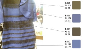 #TheDress, di che colore è il vestito? Blu e nero o bianco e oro?