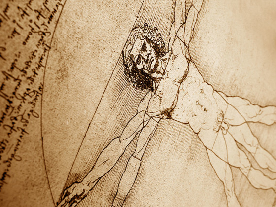 Uomo Vitruviano di Leonardo Da Vinci
