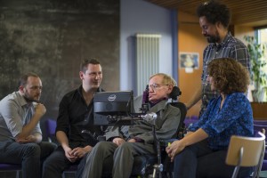 Stephen Hawking and team