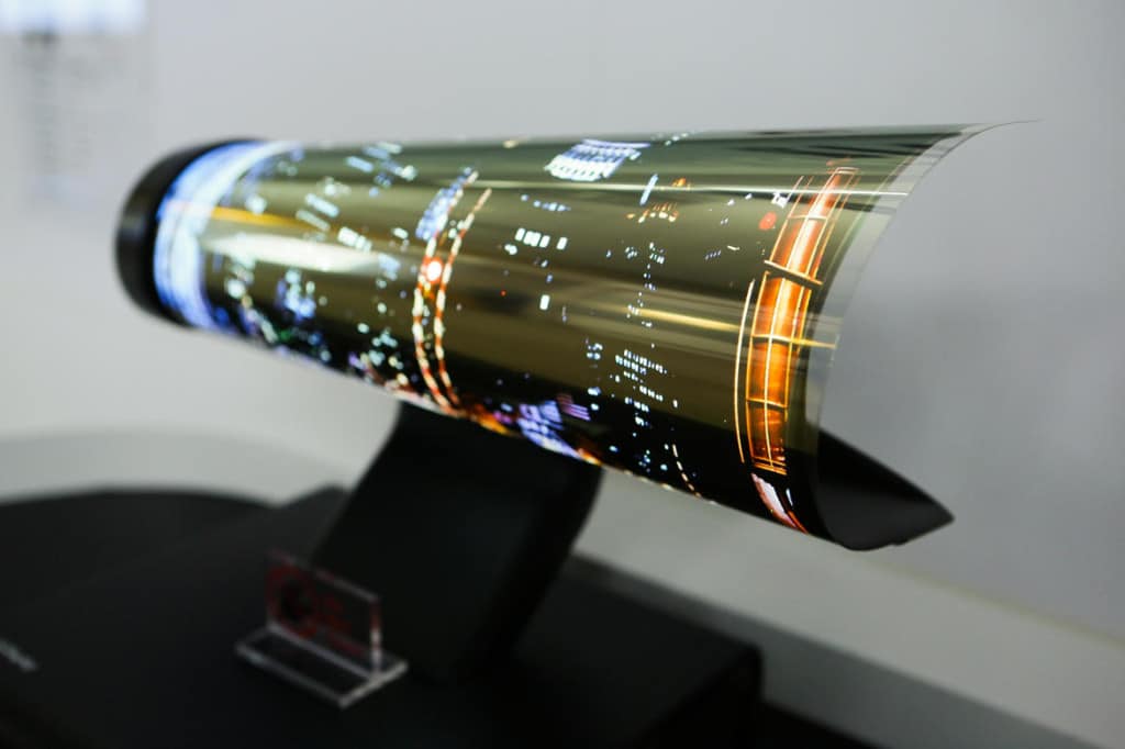 LG display rollable