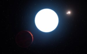 Artist’s impression of planet in the HD 131399 system