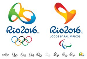 Logo and font of Rio 2016