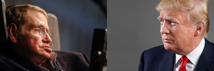 Hawking vs Trump Hawking vs Trump
