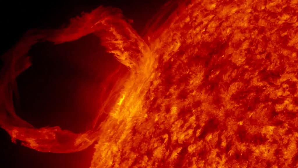 Esplosione magnetica sul sole