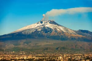 eruzione dell'etna