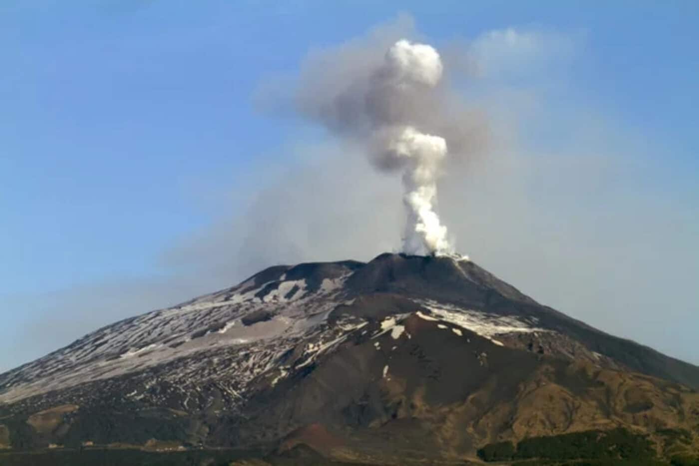 eruzione dell'etna