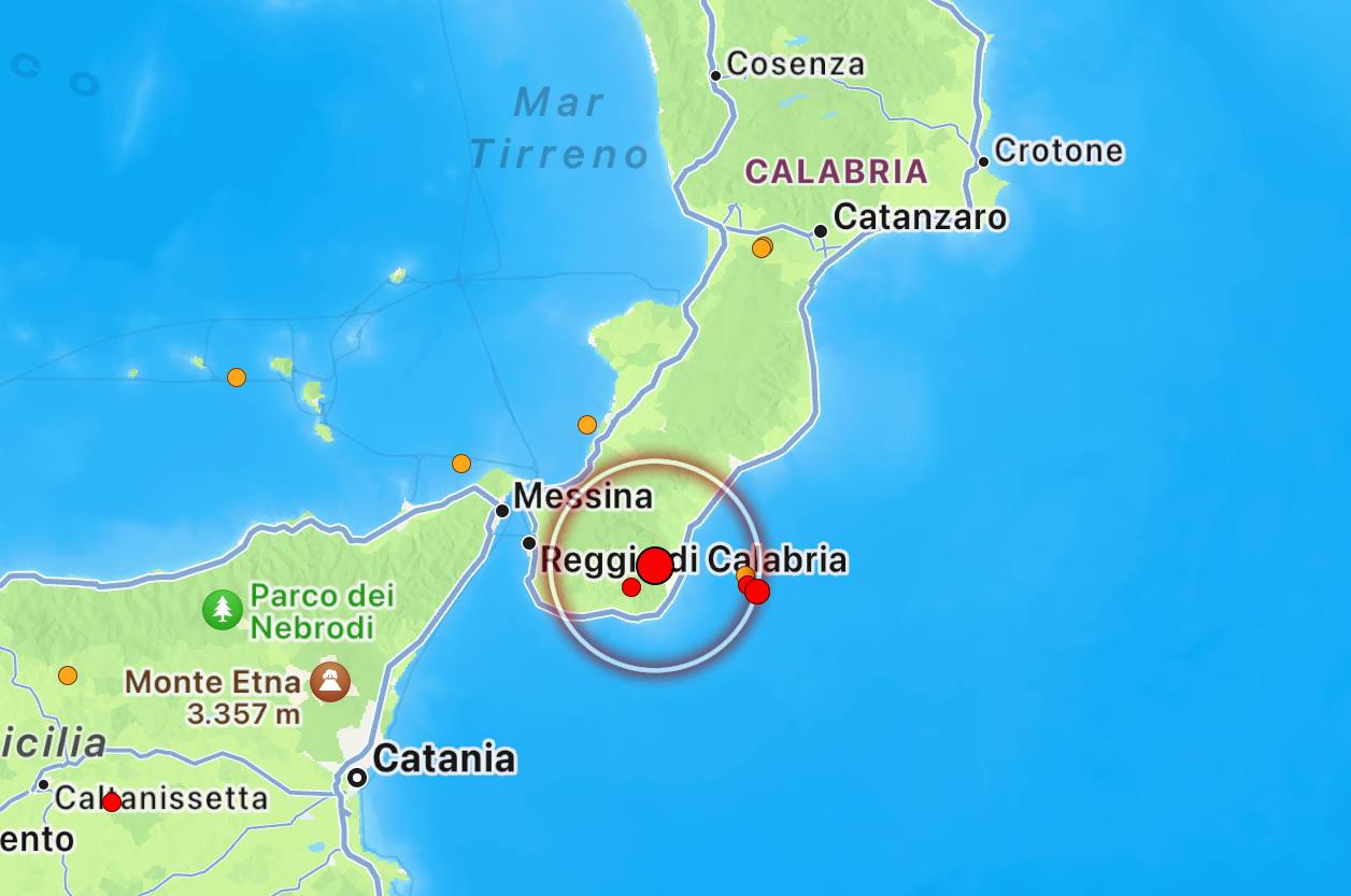 Terremoto in Calabria