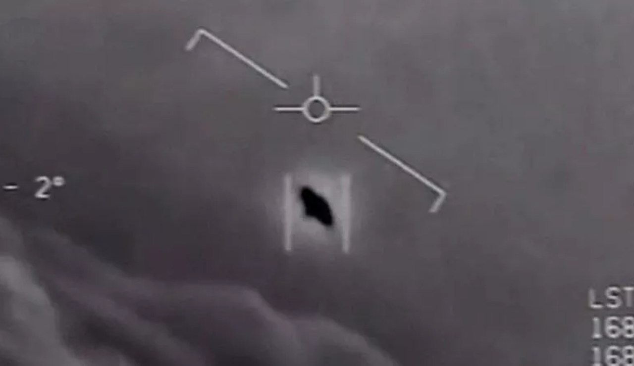 Immagine di un UFO sul radar