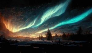 Aurora Boreale spettacolo esoterismo agricoltori