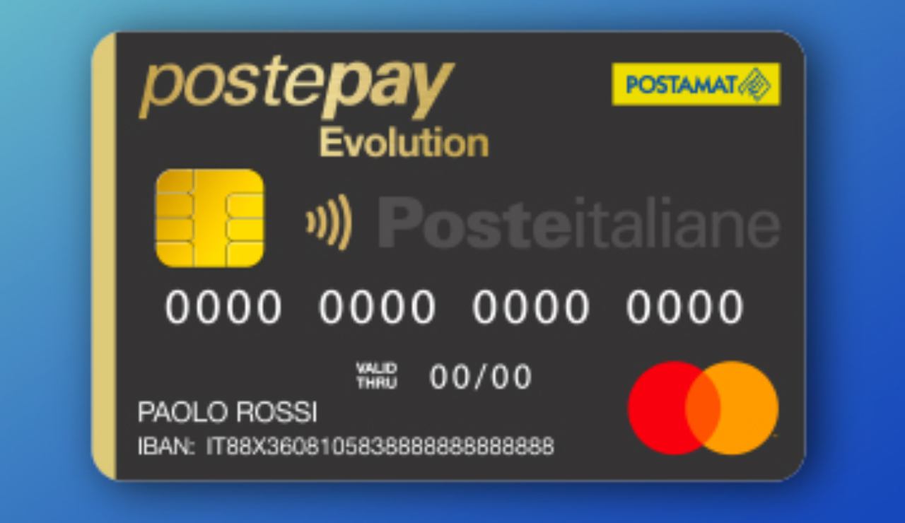 Illustrazione di una postepay (postepay.poste.it FOTO) - www.sciencecue.it